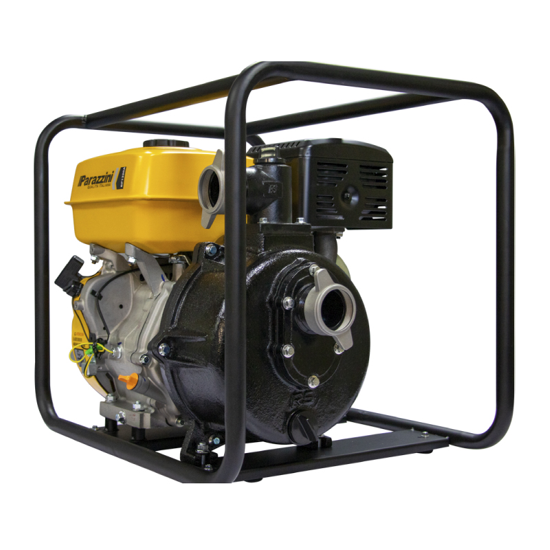 MOTOBOMBA A GASOLINA PARAZZINI ALTA PRESION AUTOCEBANTE DE 13HP