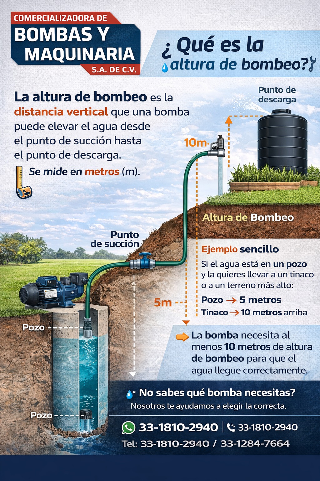 Altura de bombeo